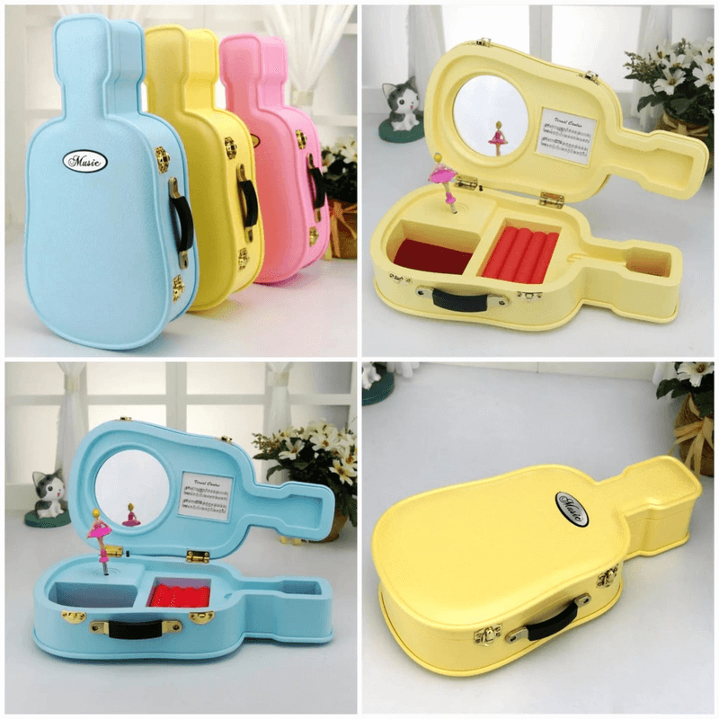 Guitar violin music storage box
