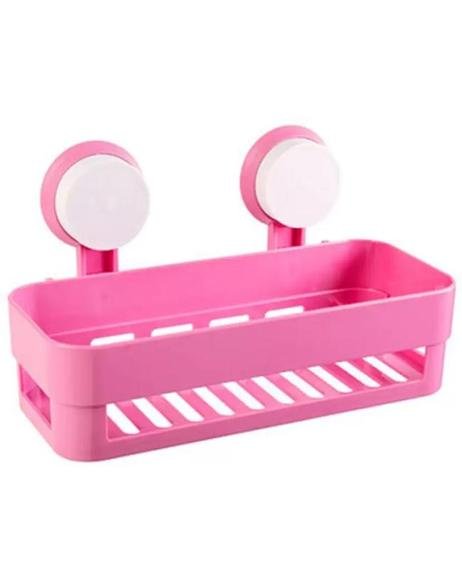 Storage rack in multicolors with magic suction cup