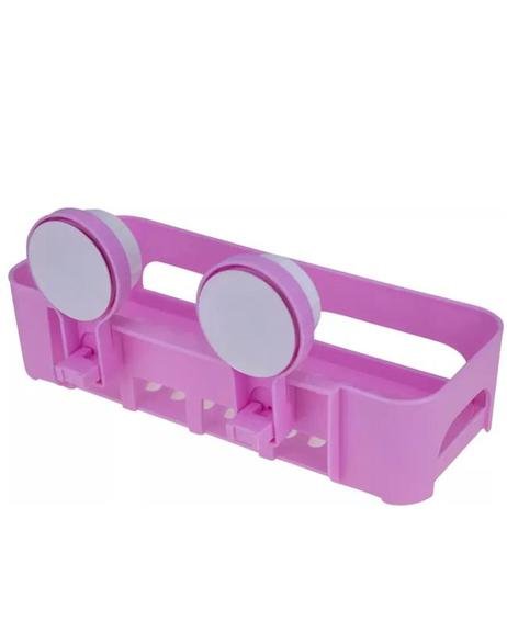 Storage rack in multicolors with magic suction cup