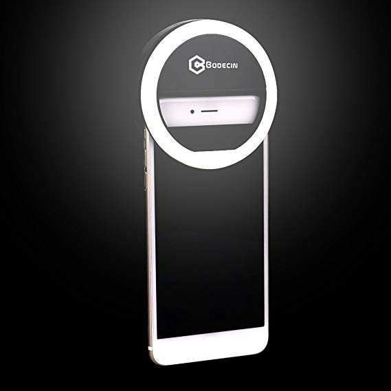 Selfie ring light, bodecin portable mini