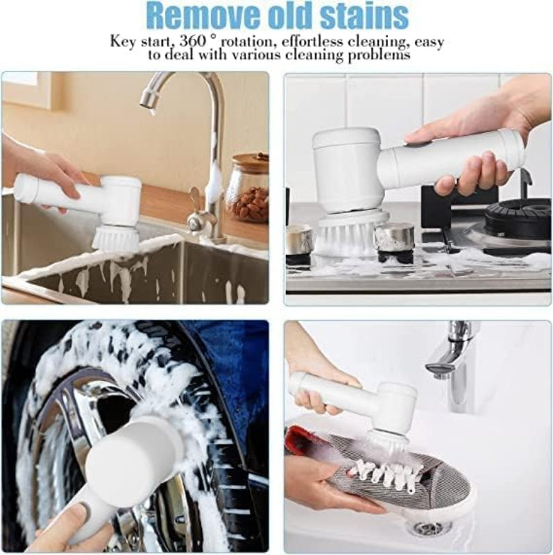 Magic brush 5in1 cleaning brush bathroom toilet tub - Prozone