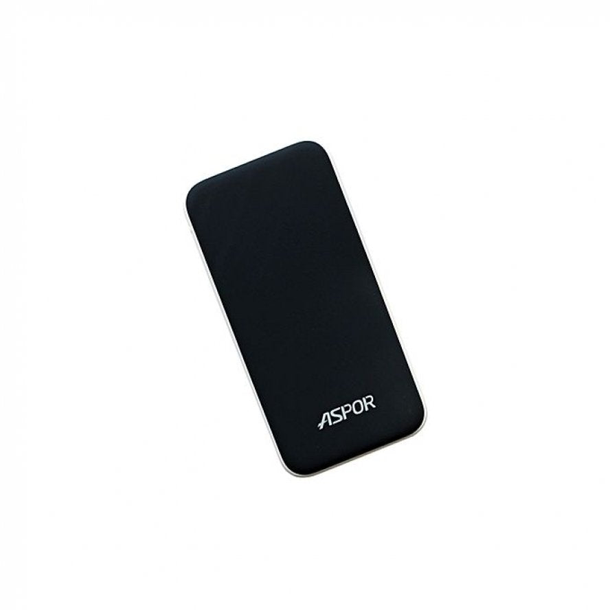 Aspor intelligent output 12000mah power bank a386 - black