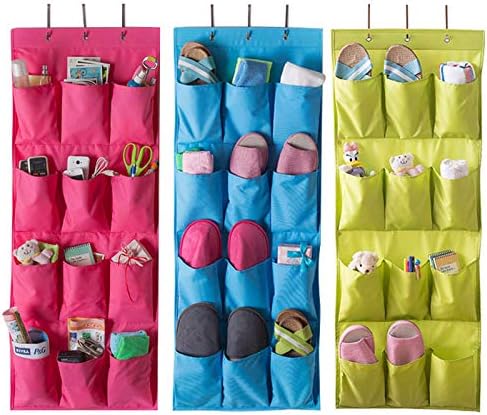 Over the Door 20-Pocket Organizer 5-Layer Hanging Storage Shelf - Prozone