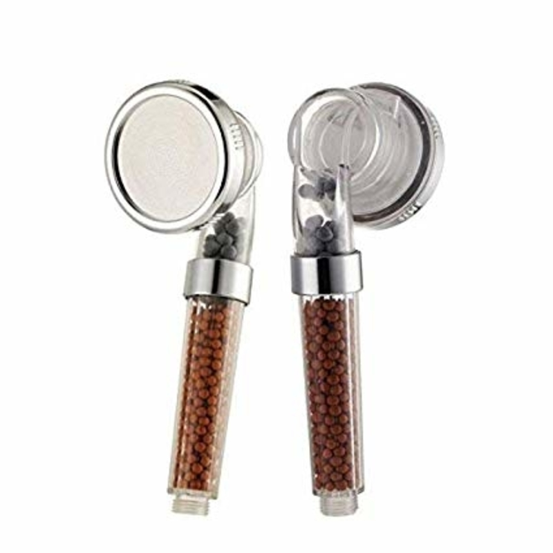 Shower head filter ionic shower head