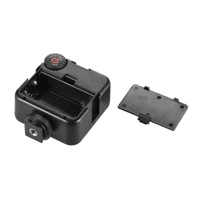 Led video light w49s mini 6000k with rotatable mount adapter