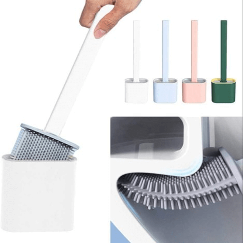 Silicone toilet brush