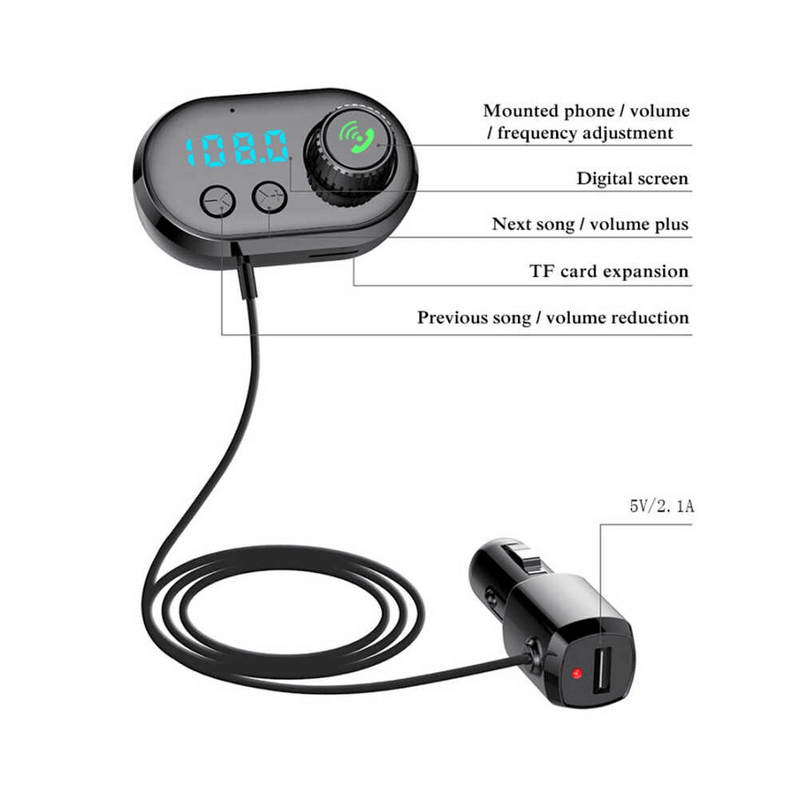 Car q16 mp3 bluetooth player with aroma air freshener