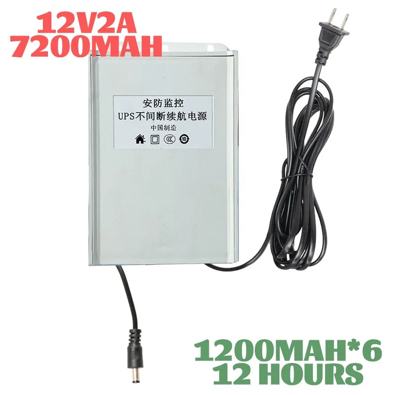 Mini ups battery backup 12v 2a power supply router camera backup - Prozone