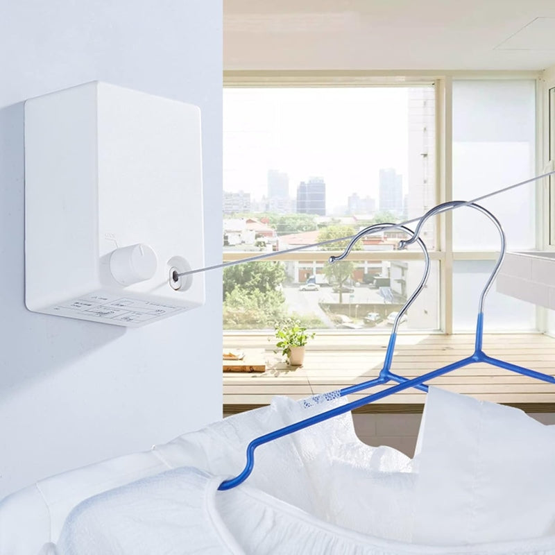 Wall mounted drying string retractable clothesline rope 4.2m - Prozone