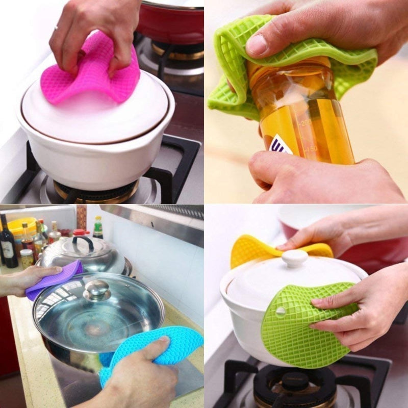 Silicone trivet mats round pot holder - Prozone