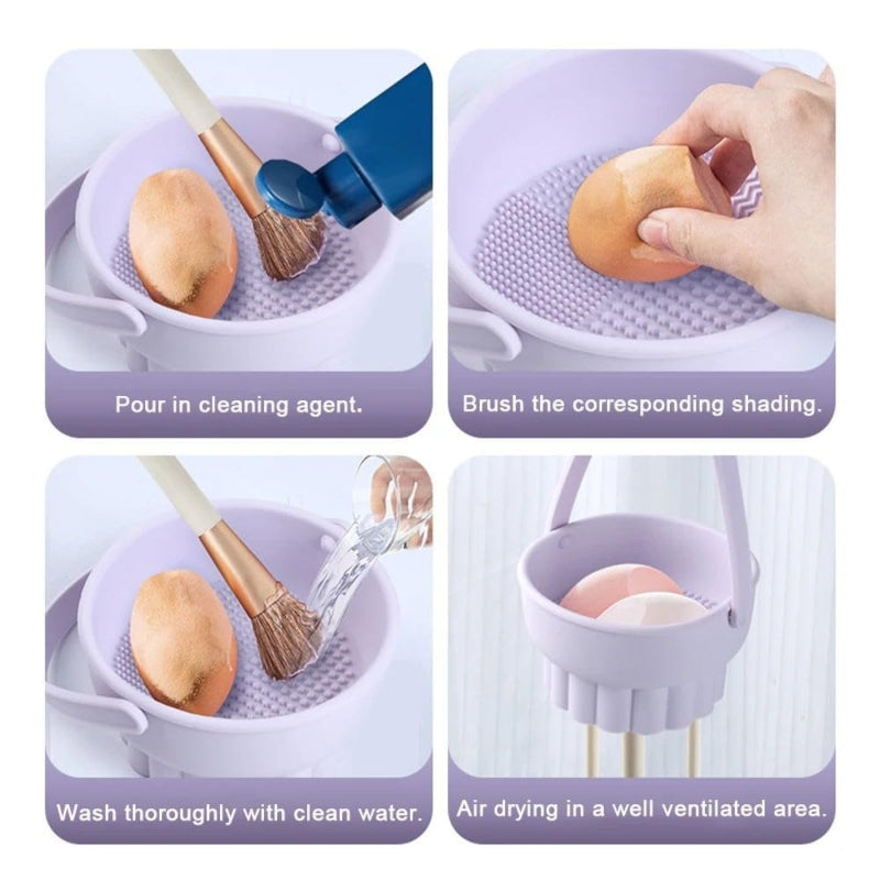 Makeup brush cleaner,3 in 1 - Prozone