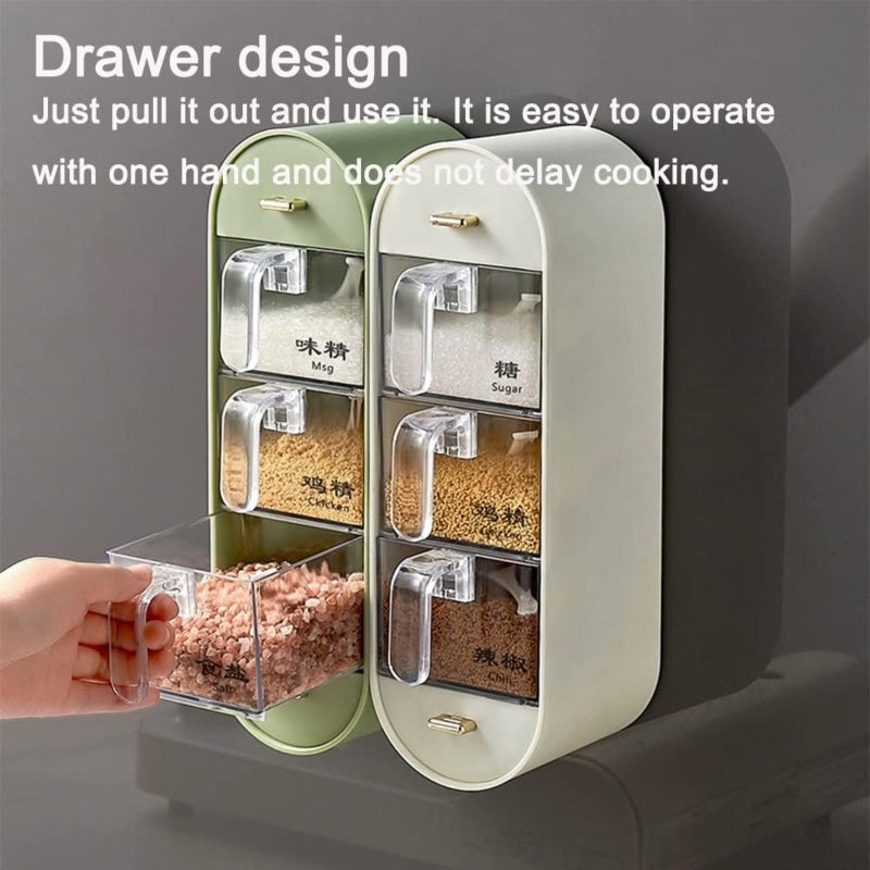 Wall Mounted Spice Organizer 5 Layer - Prozone