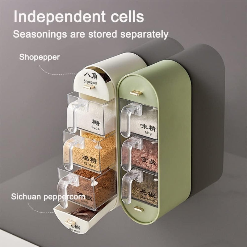 Wall Mounted Spice Organizer 5 Layer - Prozone