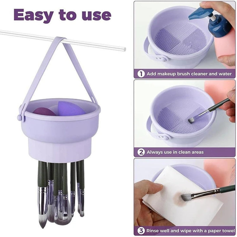 Makeup brush cleaner,3 in 1 - Prozone
