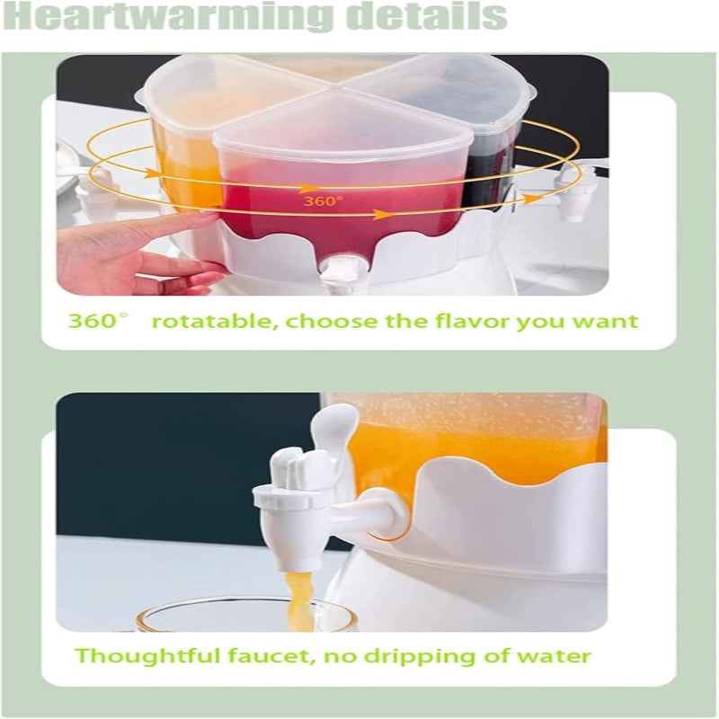 Rotatable large Capacity Beverage 4 in 1 Drink Dispenser - Prozone
