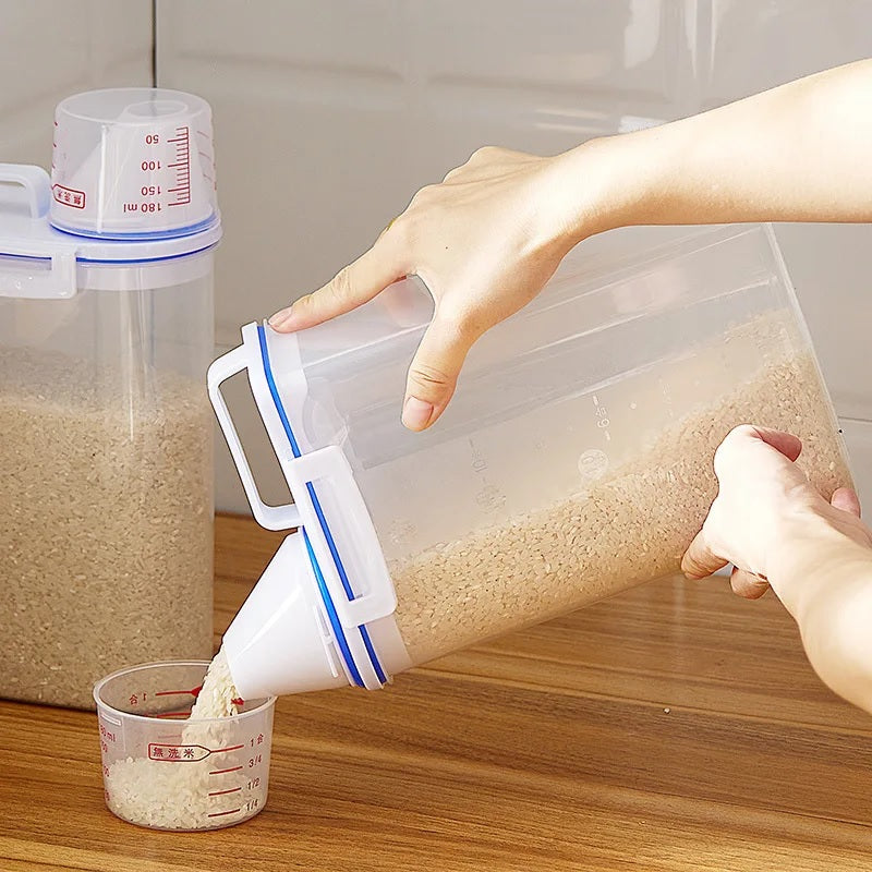2.5l airtight food storage grain jar - Prozone