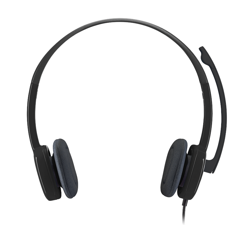 Logitech headset h151 stereo with noise-cancelling mic