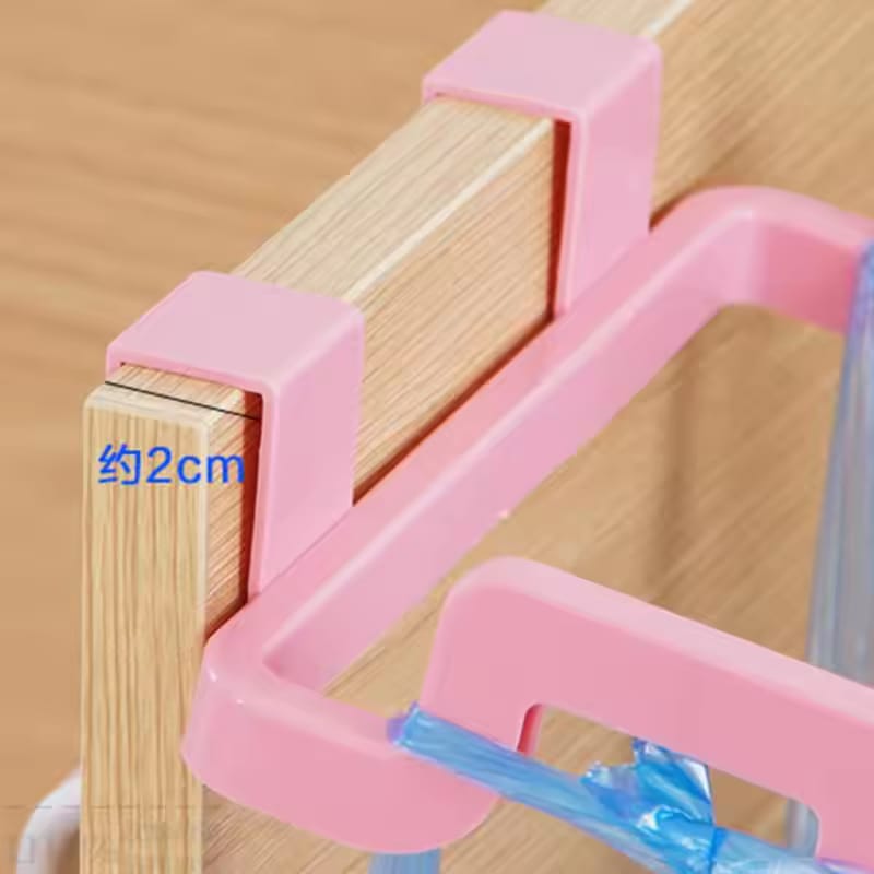 Kitchen cabinet hanging trash rack towel storage plastic - Prozone
