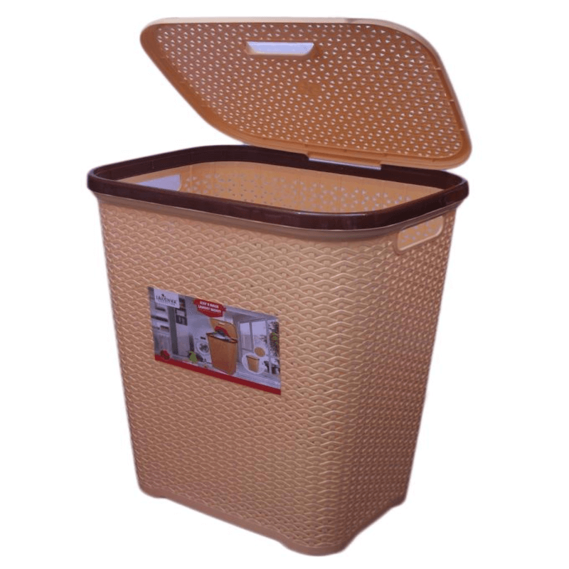 Plastic laundry basket