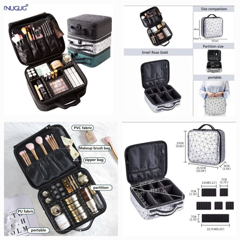 Makeup partition traveling storage box - Prozone