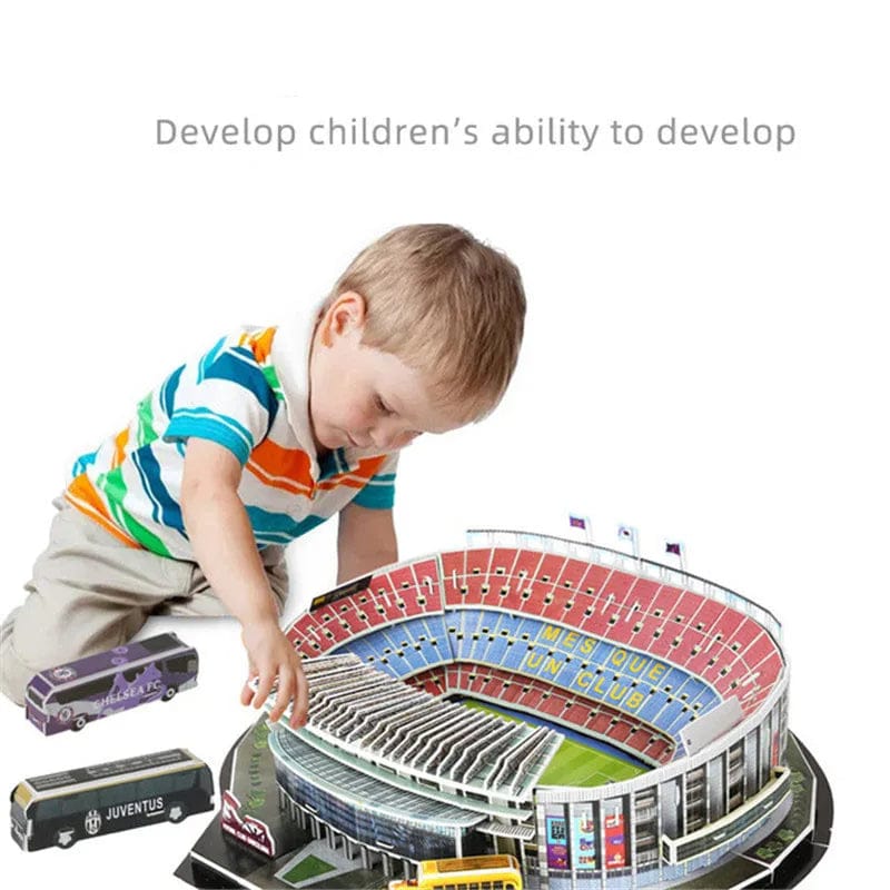 3d puzzle soccer stadium model - Prozone