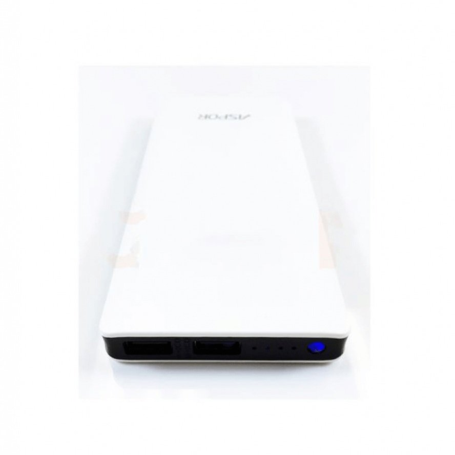 Aspor dream series 10000mah power bank with 2usb-ports