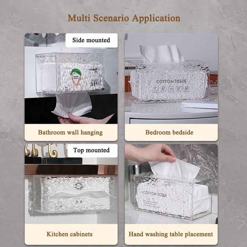 Luxury Crystal Wall Mounted Tissue Box - Prozone