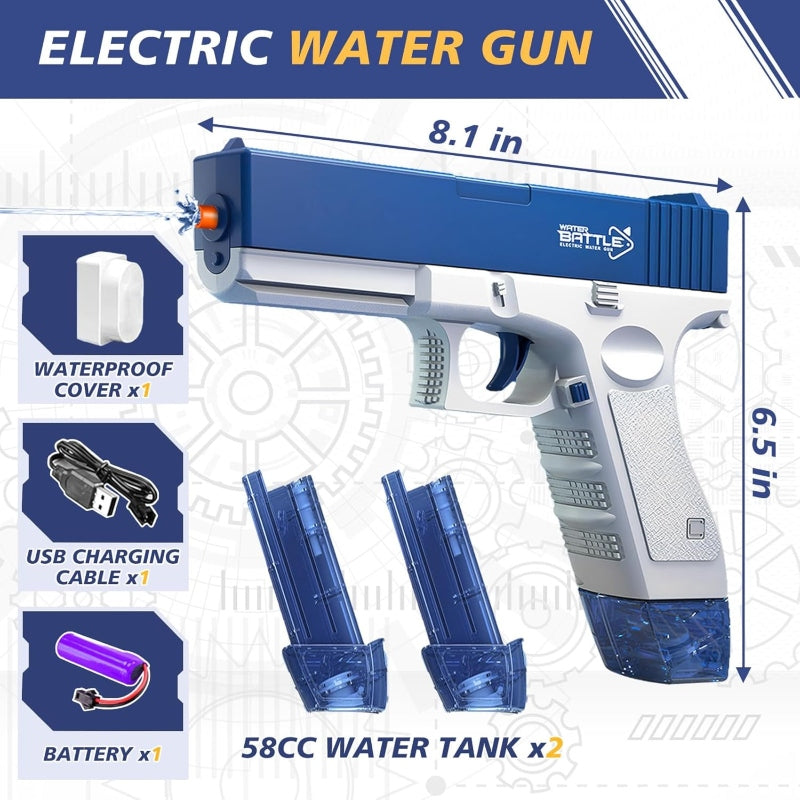Rechargeable electric squirt water gun - Prozone