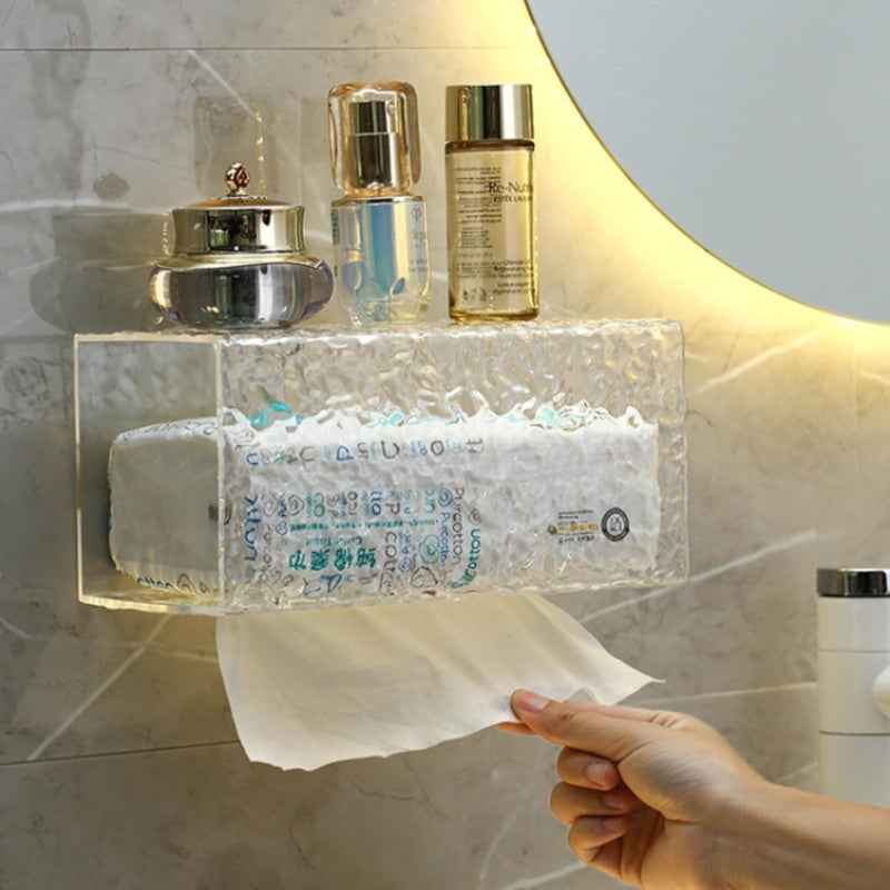 Luxury Crystal Wall Mounted Tissue Box - Prozone