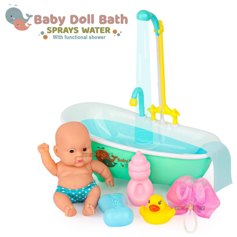 Baby bath tub doll with water rotation option - Prozone