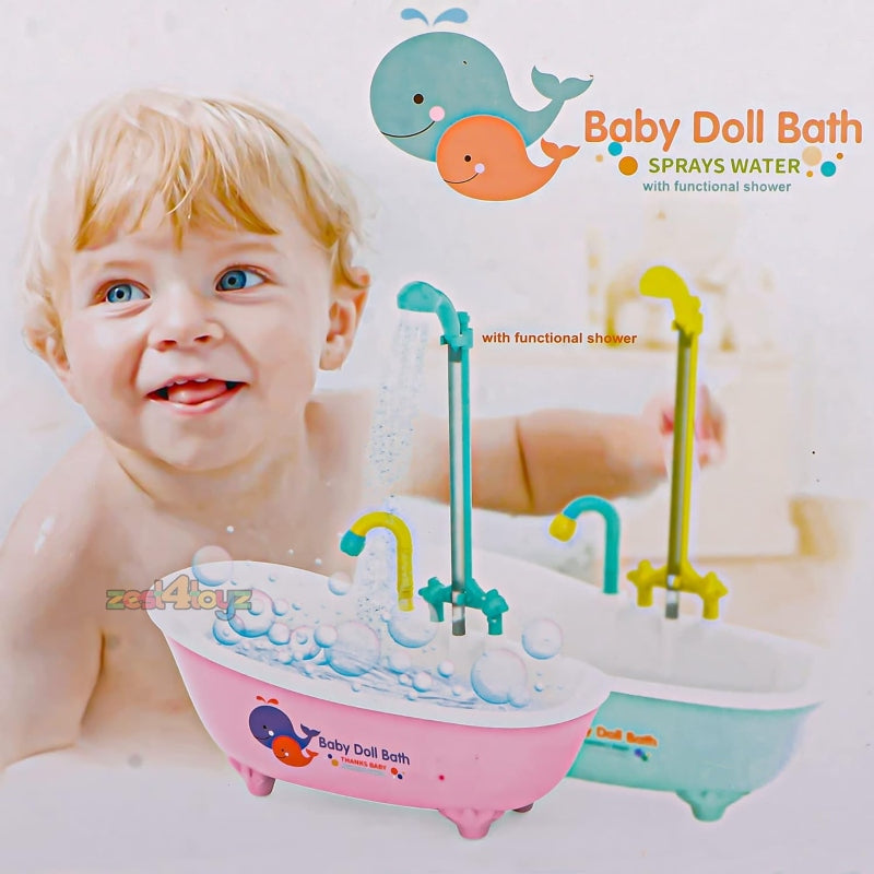 Baby bath tub doll with water rotation option - Prozone