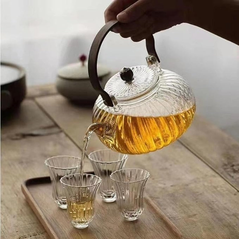 Heat Resistant Japanese Style Glass Teapot - Prozone