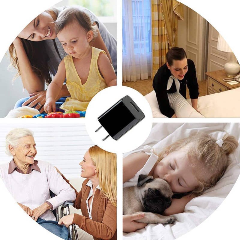 1080p hd usb wall charger camera