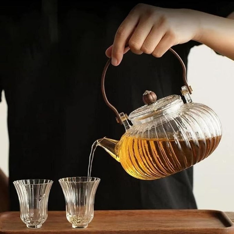 Heat Resistant Japanese Style Glass Teapot - Prozone