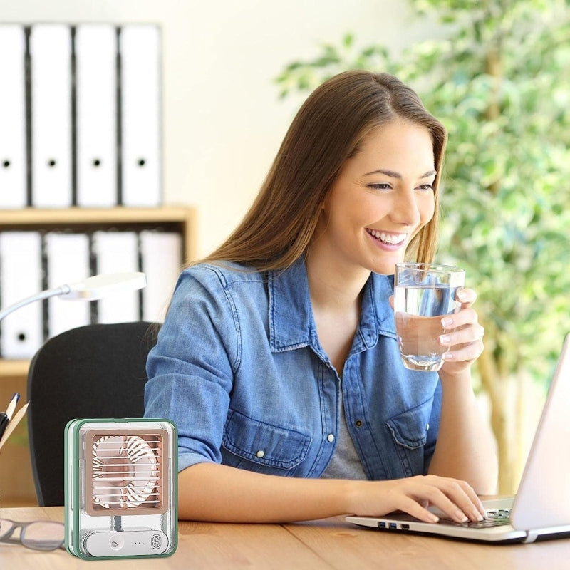Portable electric rechargeable cooling fan - Prozone