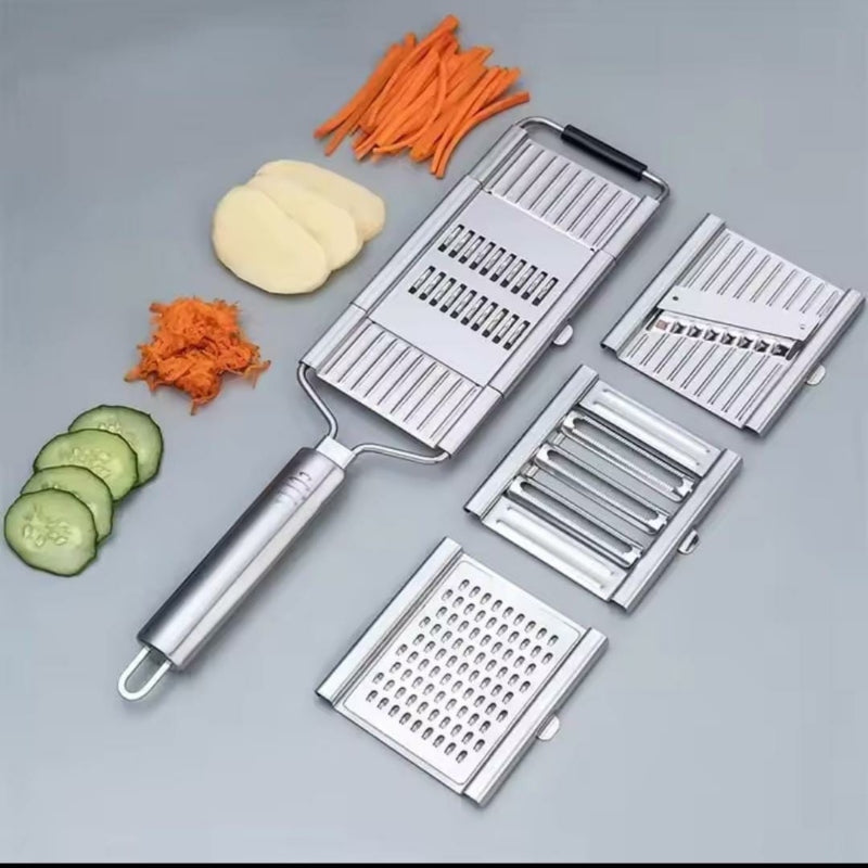 Multi Purpose 3in1 Vege Slicer Stainless Steel Shredder - Prozone