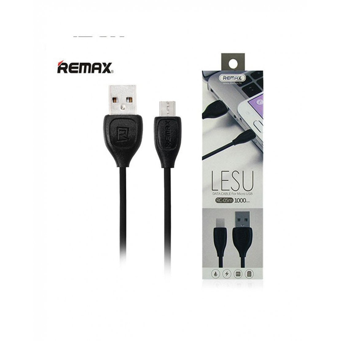 Remax lesu data cable for micro usb rc-050m - black