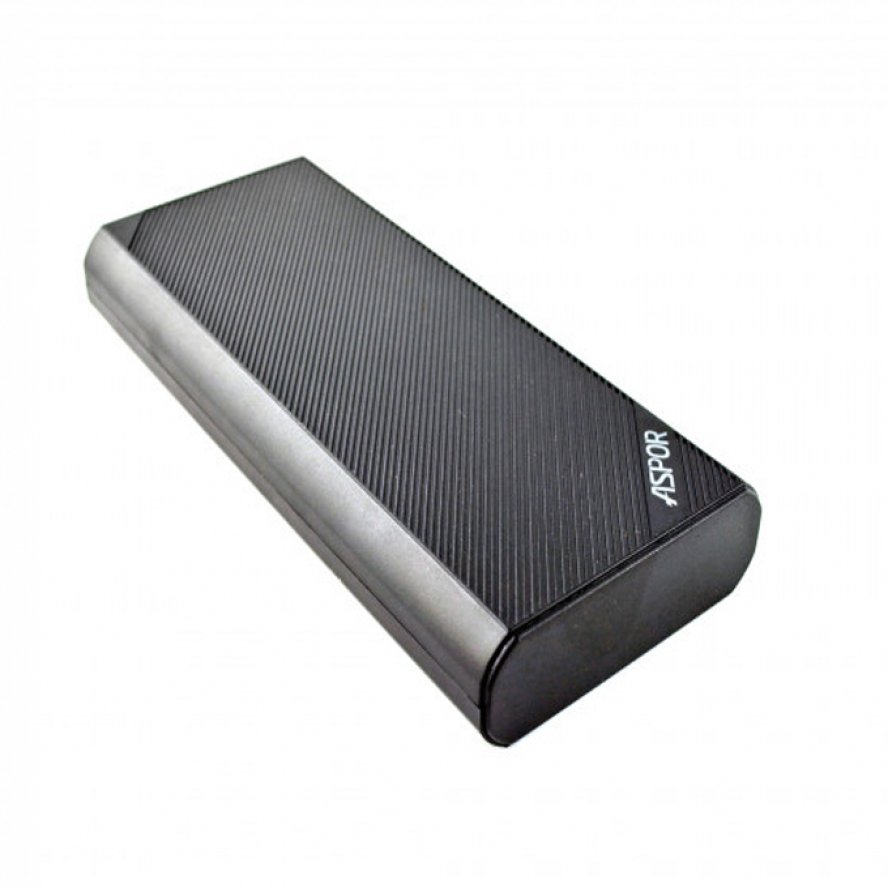 Aspor 10000mah power bank a345 - black
