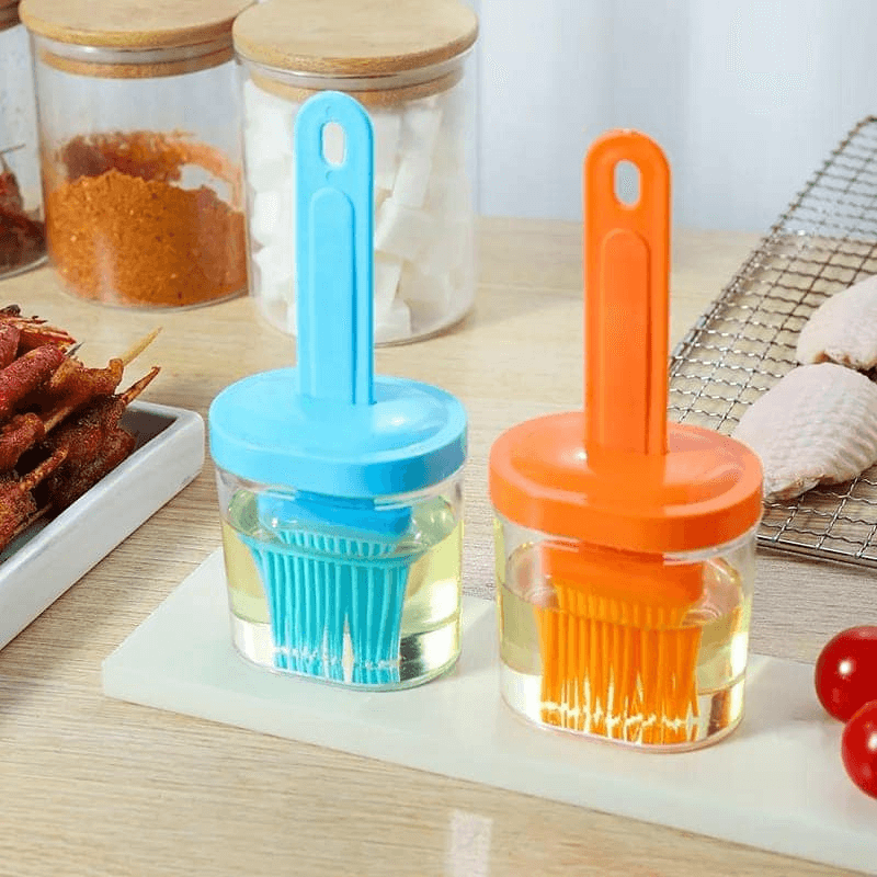 Oil brush jar