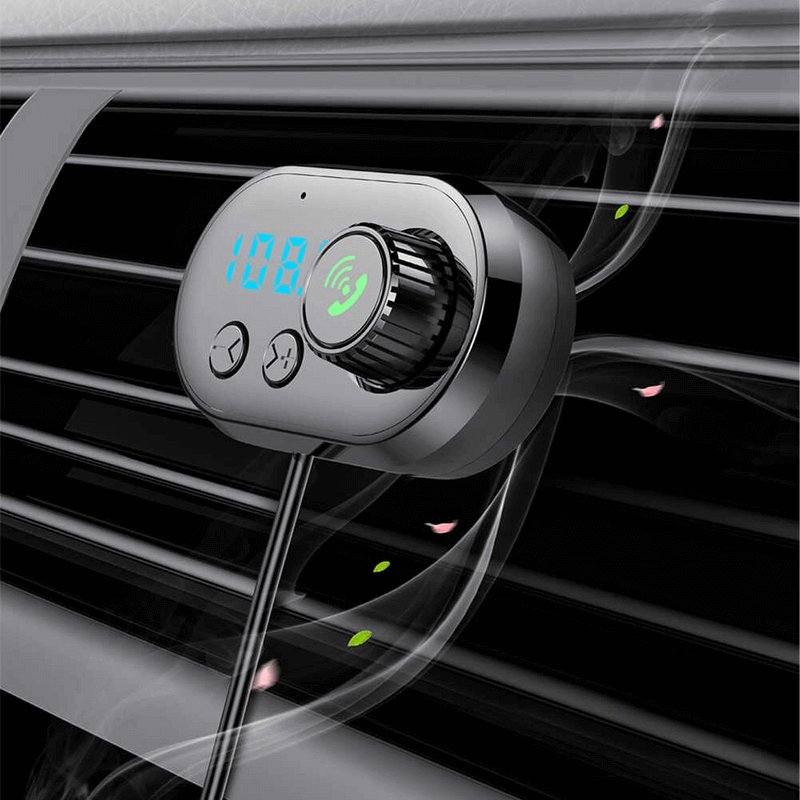 Car q16 mp3 bluetooth player with aroma air freshener