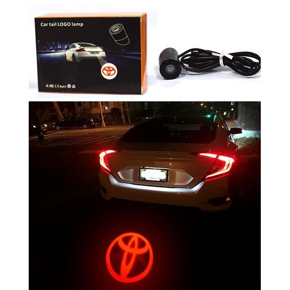 Laser led tail logo lamp - toyota