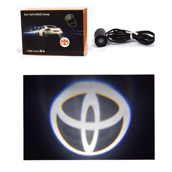 Laser led tail logo lamp - toyota