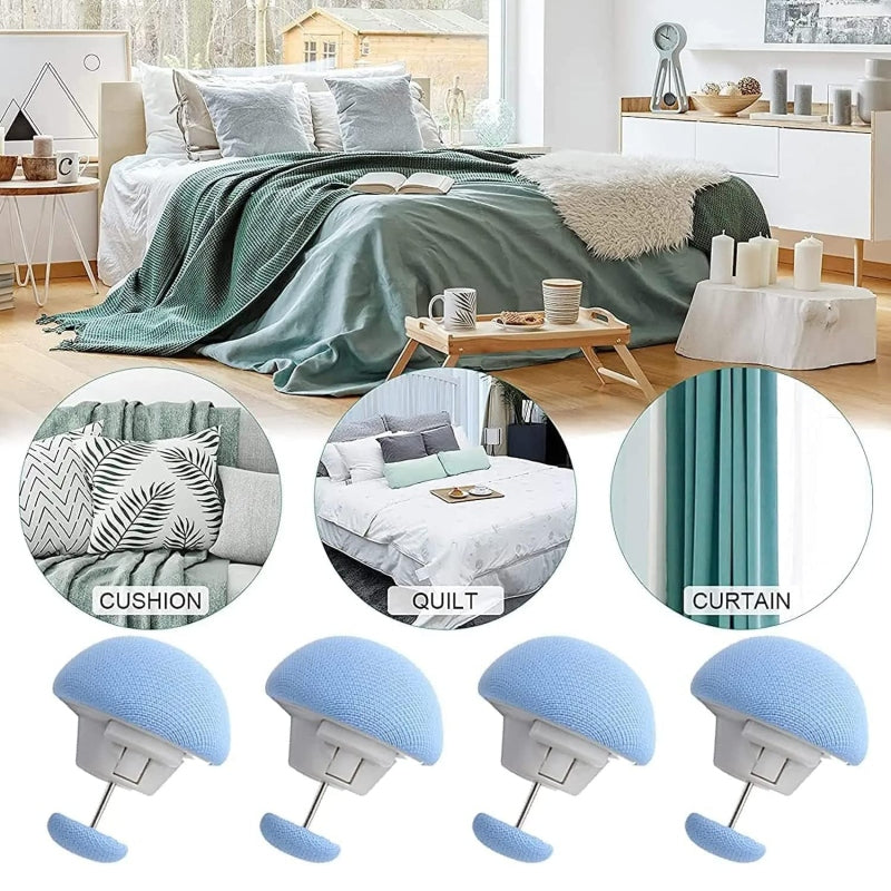 4pcs bedsheet quilt clip anti slip blanket buckles - Prozone