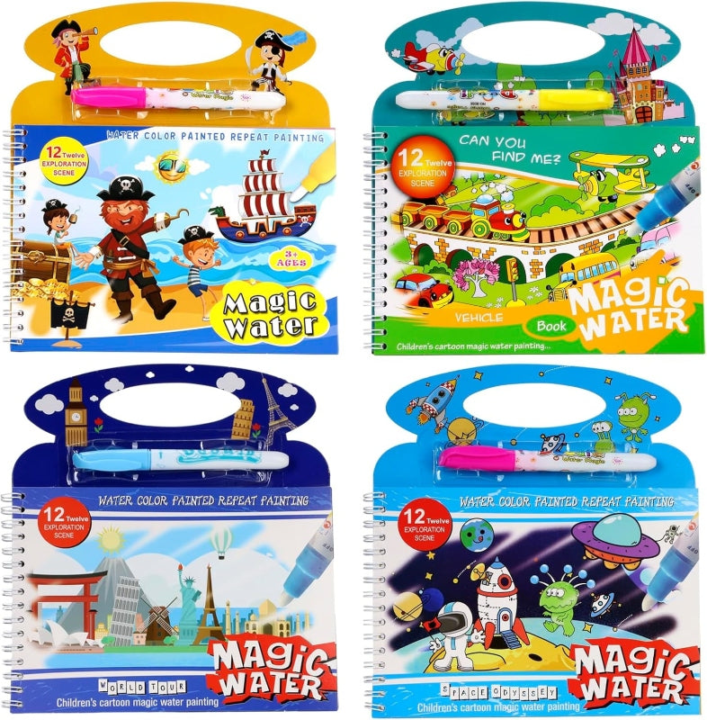 Reusable magical water books for children - Prozone