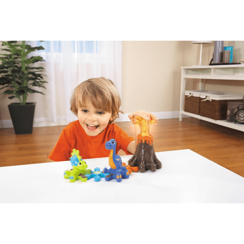Little tikes colorful gear works dinosaur set