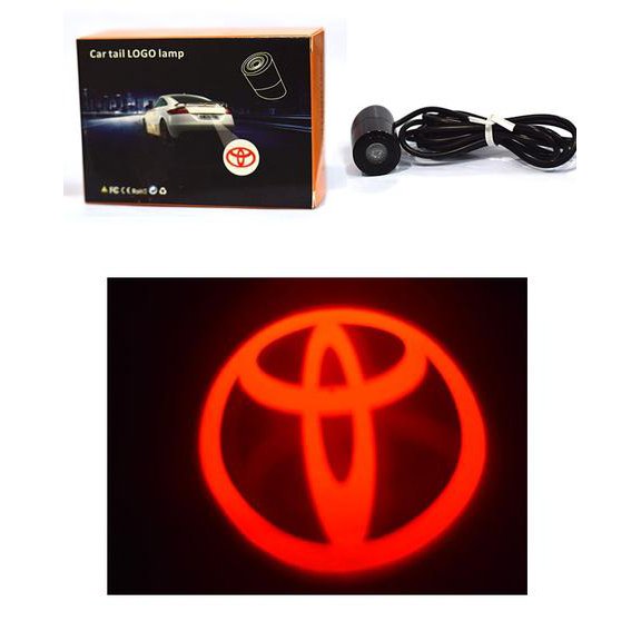 Laser led tail logo lamp - toyota