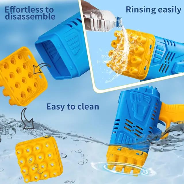 Bubble maker blaster with led light - Prozone