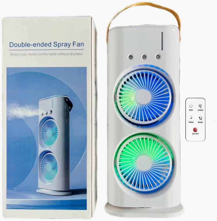 Aqua breeze oscillating rechargeable misting fan - Prozone
