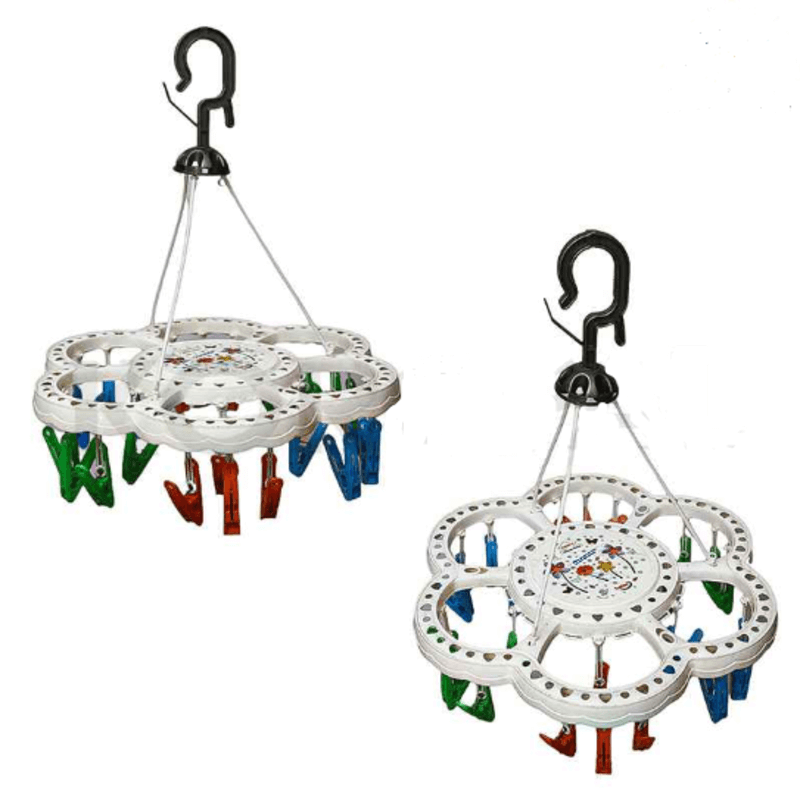 Clips plastic hanger