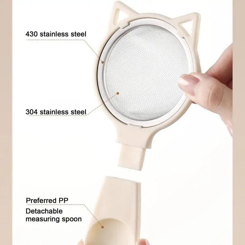 1 pc stainless steel strainer with plastic handle - Prozone